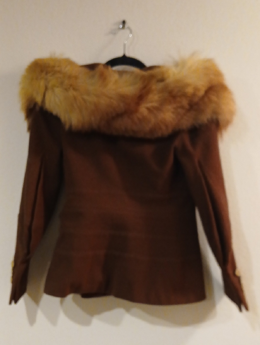 Vtg Coat Faux Fur Sm - Picture 4 of 4